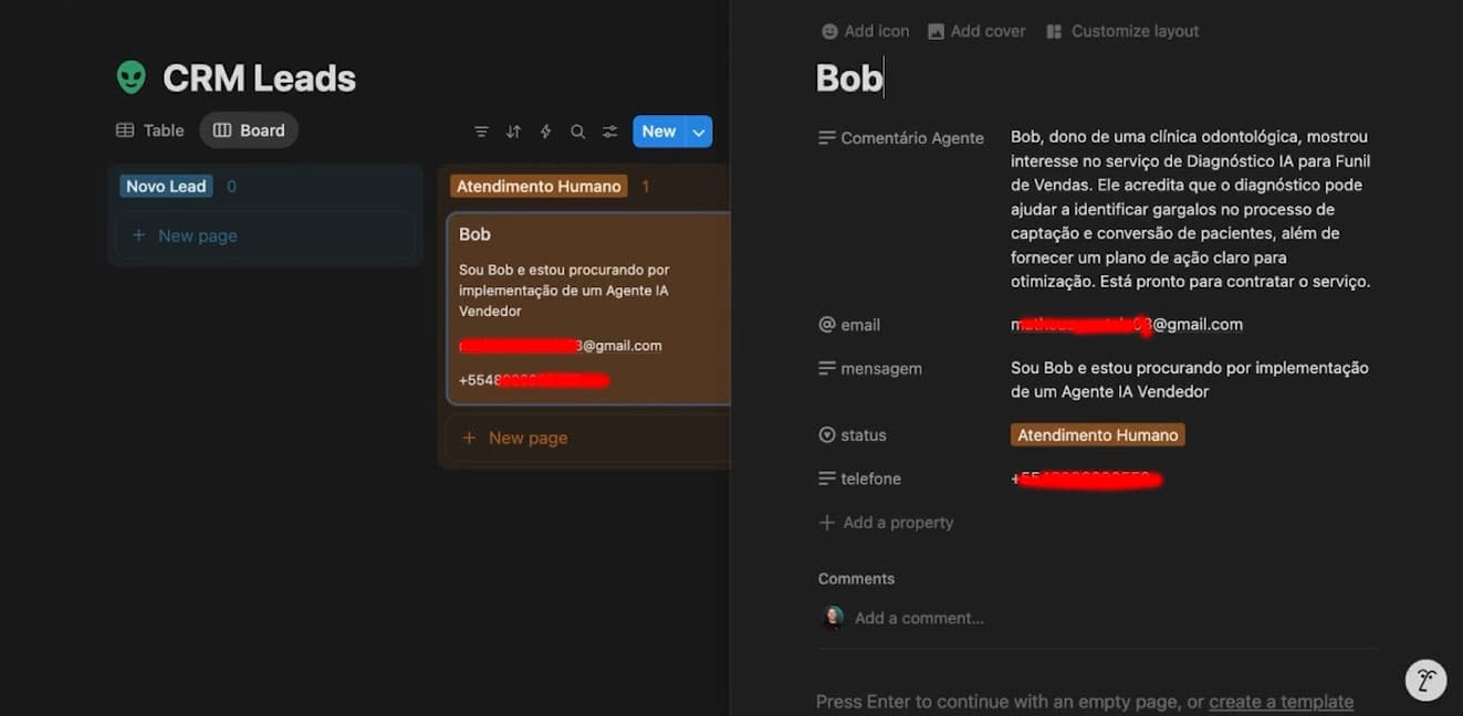 Agente SDR — Automação de Vendas no WhatsApp screenshot 1
